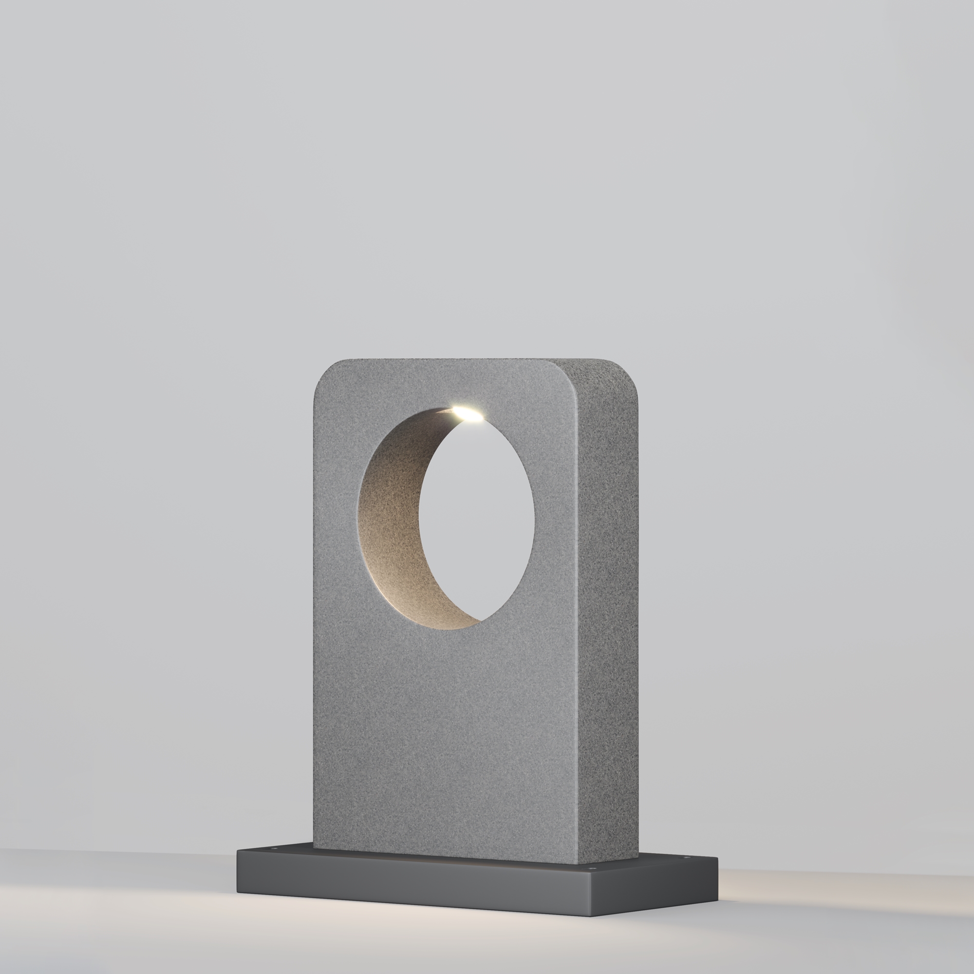 Lampa ogrodowa stojąca BETONE O469FL-L7CM3K, cementowa, LED 7 W 3000 K IP65 – Maytoni