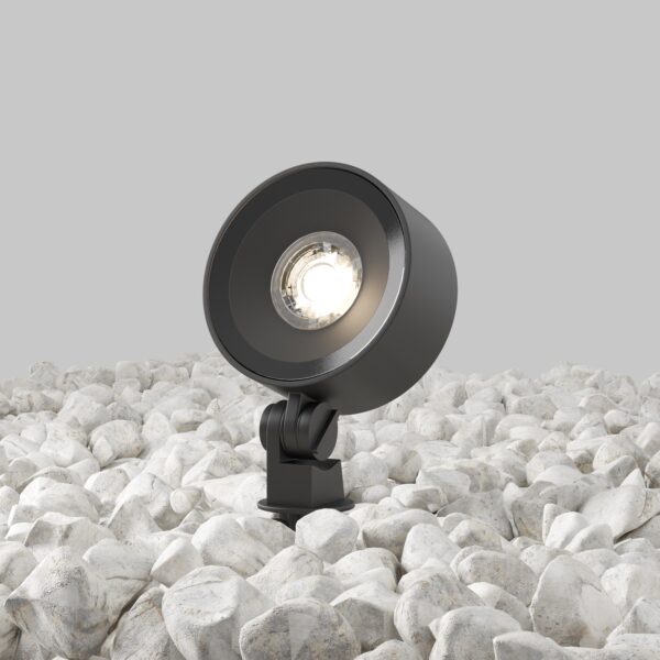 Lampa ogrodowa stojąca CORE O495FL-L25B3K, czarna, LED 25 W 3000 K IP65 – Maytoni
