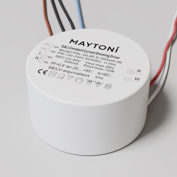Zasilacz LED stałoprądowy DALI PSL-DL40-S-300mA-DE, biały, 12 W – Maytoni