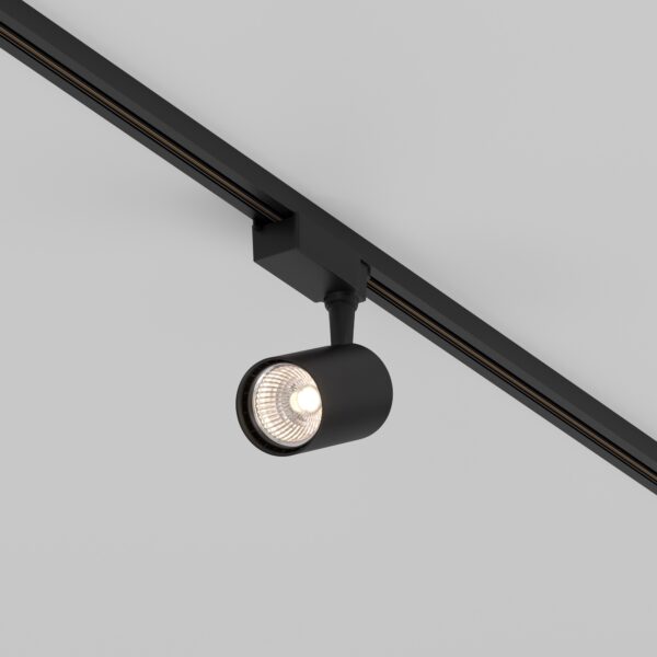 Reflektor do szyn 1-fazowych UNITY VUORO TR003-1-10W3K-S-B, czarny, LED 10 W 3000 K – Maytoni