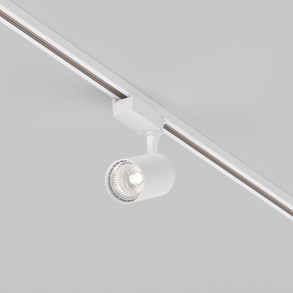 Reflektor do szyn 1-fazowych UNITY VUORO TR003-1-10W4K-S-W, biały, LED 10 W 4000 K – Maytoni