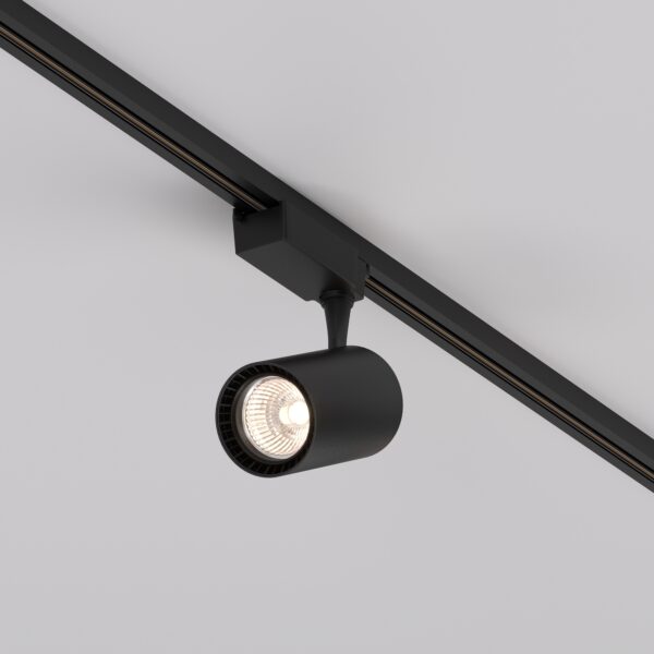Reflektor do szyn 1-fazowych UNITY VUORO TR003-1-15W3K-S-B, czarny, LED 15 W 3000 K – Maytoni