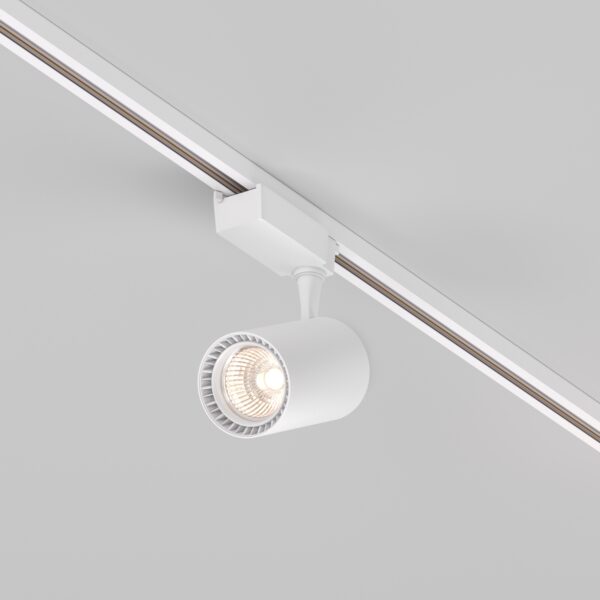 Reflektor do szyn 1-fazowych UNITY VUORO TR003-1-15W3K-S-W, biały, LED 15 W 3000 K – Maytoni