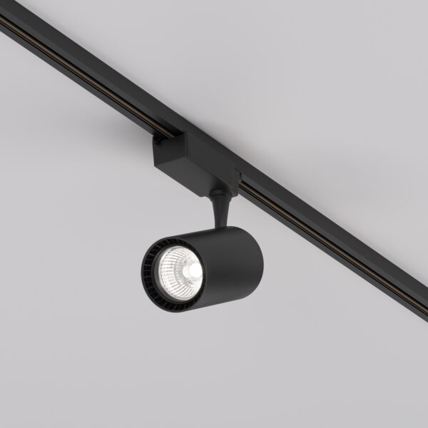 Reflektor do szyn 1-fazowych UNITY VUORO TR003-1-26W4K-S-B, czarny, LED 26 W 4000 K – Maytoni