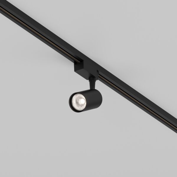 Reflektor do szyn 1-fazowych UNITY VUORO TR003-1-6W4K-S-B, czarny, LED 6 W 4000 K – Maytoni