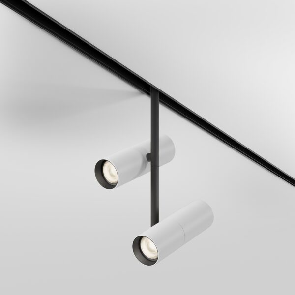 Reflektor do szyn magnetycznych EXILITY ELTI DUO TR005-2-2X12W3K-BW, czarny, LED 24 W 3000 K – Maytoni