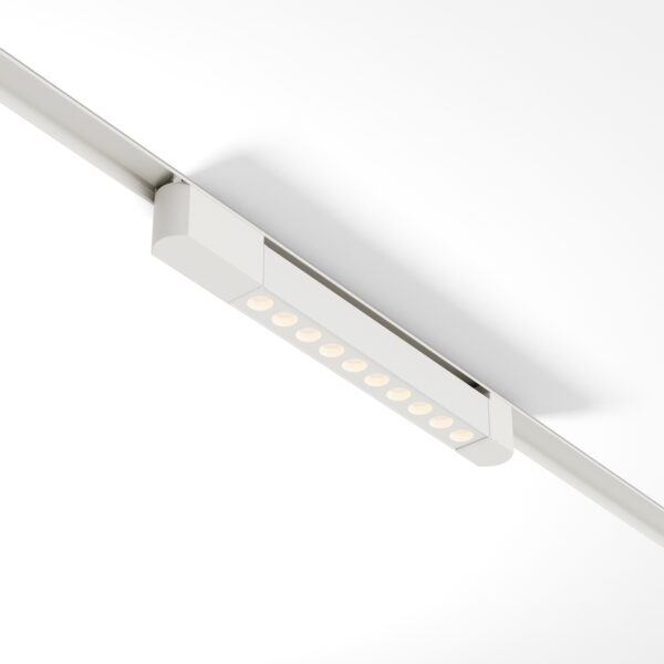 Oprawa liniowa do szyn 1-fazowych UNITY POINTS ROT TR010-1-10W3K-M-W-DE, biała, LED 10 W 3000 K – Maytoni