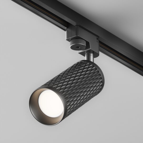 Reflektor do szyn 1-fazowych UNITY FOCUS DESIGN TR011-1-GU10-B, czarny, 1×GU10 – Maytoni