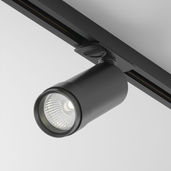 Reflektor do szyn 1-fazowych UNITY FOCUS ZOOM TR021-1-124K-Z-B, czarny, LED 12 W 4000 K – Maytoni