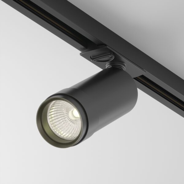 Reflektor do szyn 1-fazowych UNITY FOCUS ZOOM TR021-1-12B3K-Z-D-B, czarny, LED 12 W 3000 K – Maytoni