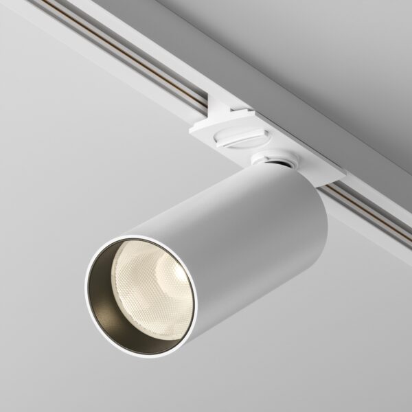 Reflektor do szyn 1-fazowych UNITY FOCUS LED TR021-1-12W3K-W-D-W, biały, 12 W 3000 K – Maytoni