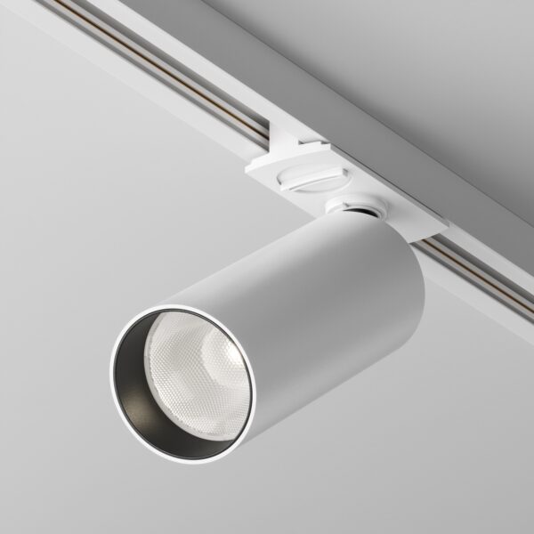 Reflektor do szyn 1-fazowych UNITY FOCUS LED TR021-1-12W4K-W-W, biały, 12 W 4000 K – Maytoni