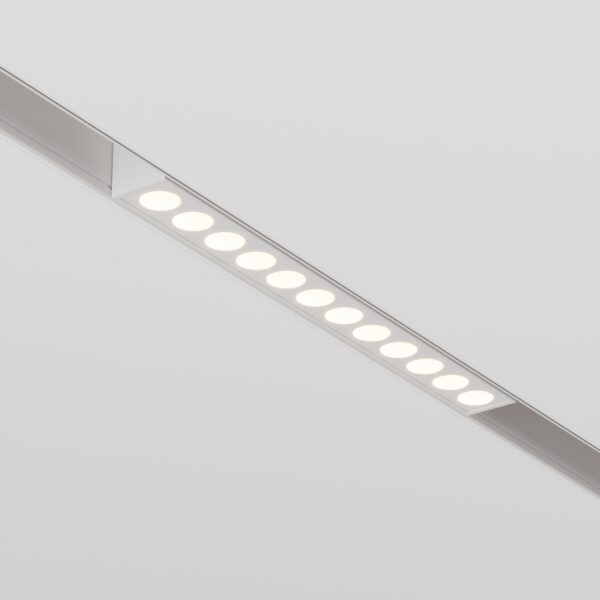 Oprawa liniowa do szyn magnetycznych EXILITY POINTS TR031-4-12W3K-S-DS-W, biała, LED 12 W – Maytoni