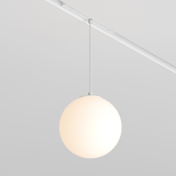 Lampa wisząca do szyn magnetycznych EXILITY LUNA TR039-2-5W3K-W-1, biała, LED 5 W 3000 K – Maytoni