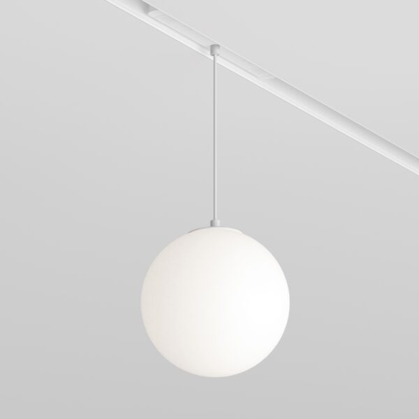 Lampa wisząca do szyn magnetycznych EXILITY LUNA TR039-4-5W3K-WW-DS-W-1, biała, LED 5 W – Maytoni