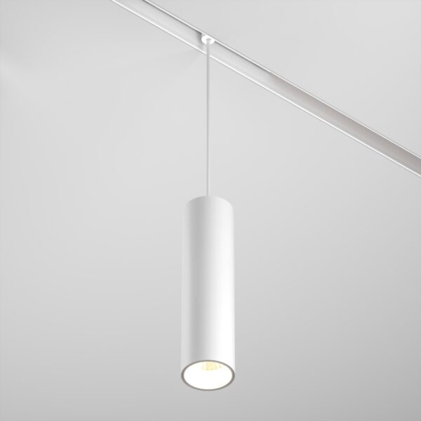 Lampa wisząca do szyn magnetycznych EXILITY FOCUS LED TR041-4-12W3K-M-DS-W, biała, 12 W – Maytoni