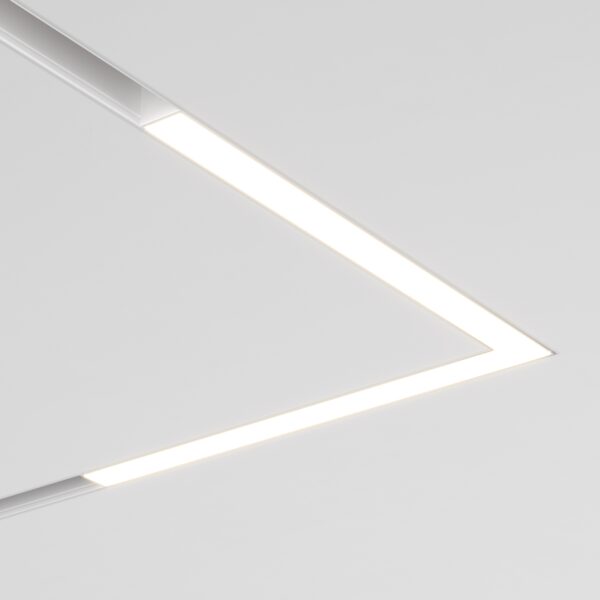 Oprawa do szyn magnetycznych EXILITY BASIS ANGLE TR042-4-24W3K-WW-DS-W, biała, LED 24 W – Maytoni