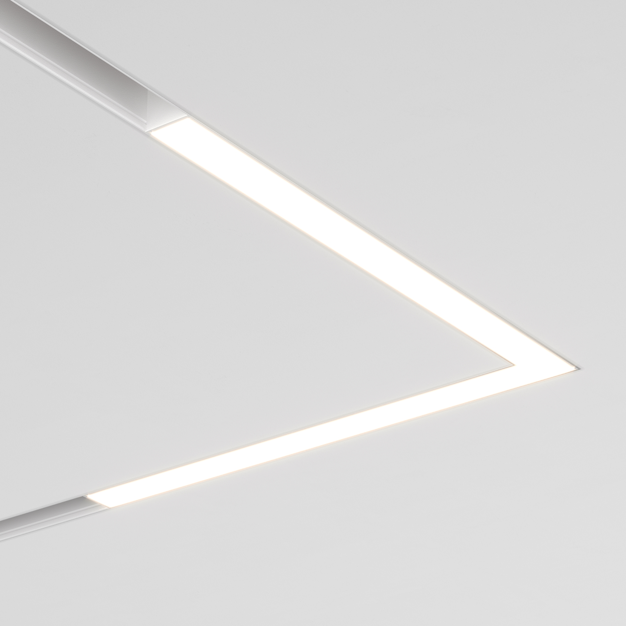 Oprawa do szyn magnetycznych EXILITY BASIS ANGLE TR042-4-24W3K-WW-DS-W, biała, LED 24 W – Maytoni