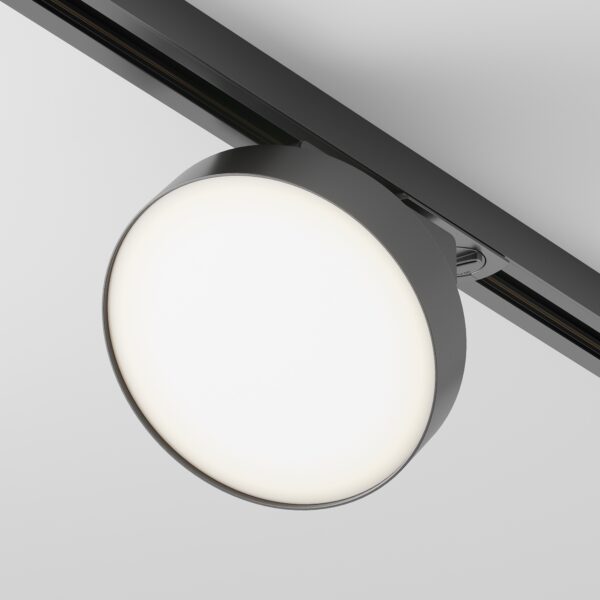Oprawa do szyn 1-fazowych UNITY ZON TR043-1-12W4K-B, czarna, LED 12 W 4000 K – Maytoni