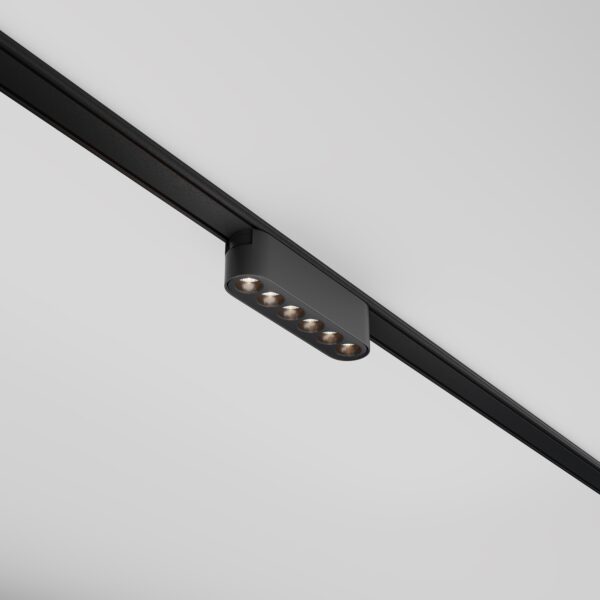 Oprawa liniowa do szyn magnetycznych RADITY POINTS TR082-1-6W3K-M-B, czarna, LED 6 W 3000 K – Maytoni