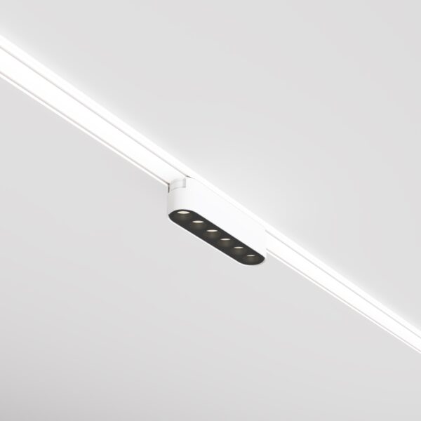 Oprawa liniowa do szyn magnetycznych RADITY POINTS TR082-1-6W3K-M-W, biała, LED 6 W 3000 K – Maytoni