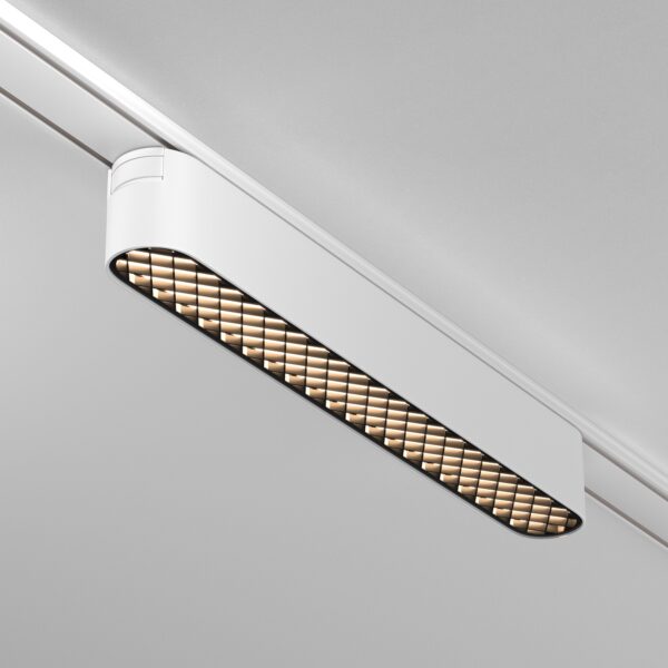 Oprawa liniowa do szyn magnetycznych RADITY BASIS GRID TR084-1-12W4K-W, biała, LED 12 W 4000 K – Maytoni