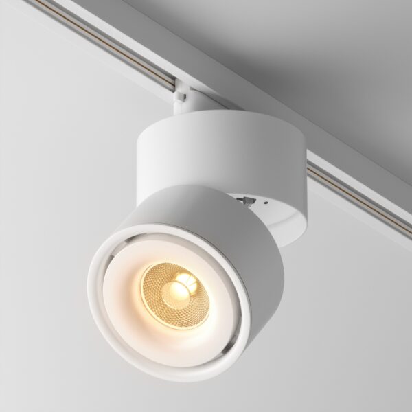 Oprawa do szyn 1-fazowych UNITY YIN TR084-1-15W3K-D-W-DE, biała, LED 15 W 3000 K – Maytoni