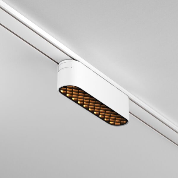 Oprawa liniowa do szyn magnetycznych RADITY BASIS GRID TR084-1-6W3K-W, biała, LED 6 W 3000 K – Maytoni