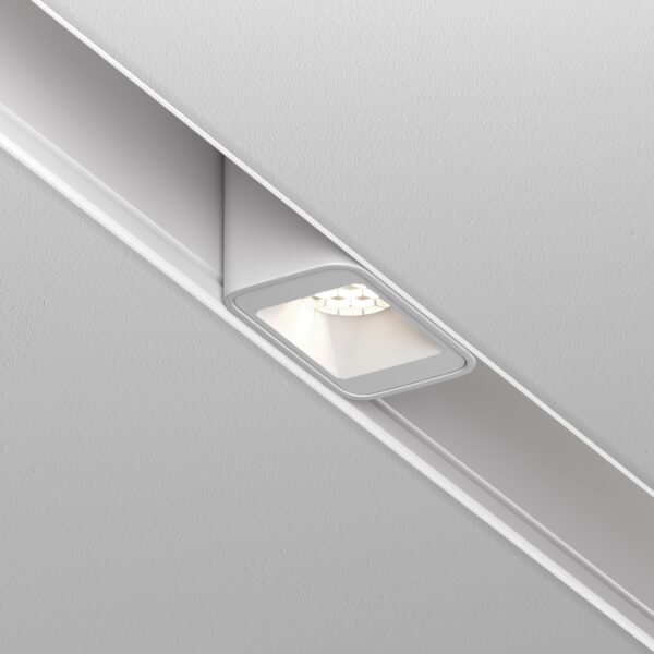 Oprawa liniowa do szyn magnetycznych EXILITY POINTS S TR100-2-2W4K-S-W, biała, LED 2 W 4000 K – Maytoni