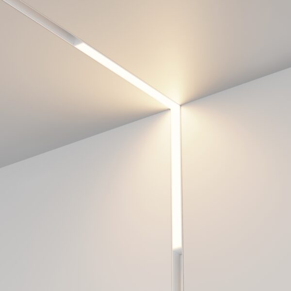 Oprawa do szyn magnetycznych EXILITY BASIS ANGLE TR102-24W3K-W, biała, LED 24 W 3000 K – Maytoni