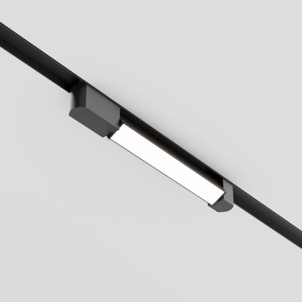 Oprawa liniowa do szyn 1-fazowych UNITY BASIS ROT TR104-1-12W4K-B-DE, czarna, LED 12 W 4000 K – Maytoni