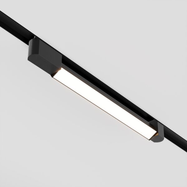 Oprawa liniowa do szyn 1-fazowych UNITY BASIS ROT TR104-1-24W3K-B-DE, czarna, LED 24 W 3000 K – Maytoni