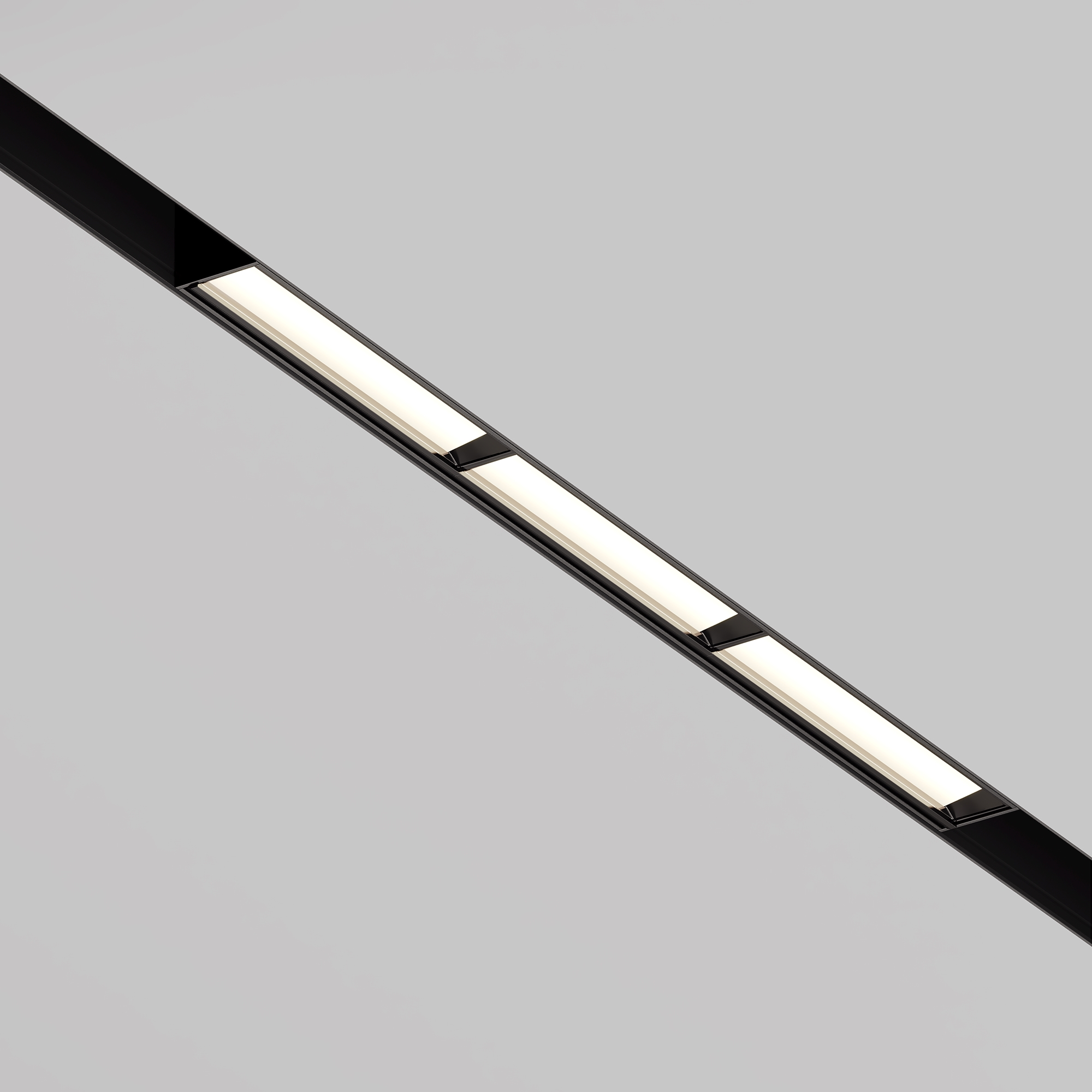 Oprawa do szyn magnetycznych EXILITY PARETE TR106-4-18W-DS-B, czarna, LED 18 W – Maytoni