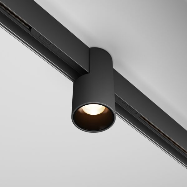 Oprawa do szyn magnetycznych EXILITY ALFA TR122-2-7W3K-B, czarna, LED 7 W 3000 K – Maytoni