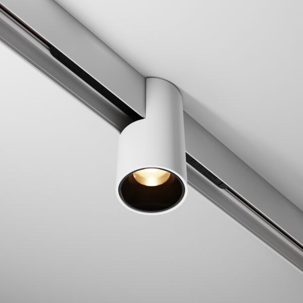 Oprawa do szyn magnetycznych EXILITY ALFA TR122-2-7W3K-W, czarna, LED 7 W 3000 K – Maytoni