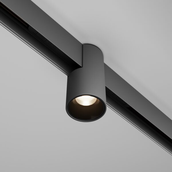 Oprawa do szyn magnetycznych EXILITY ALFA TR122-4-7W-DS-B, czarna, LED 7 W – Maytoni