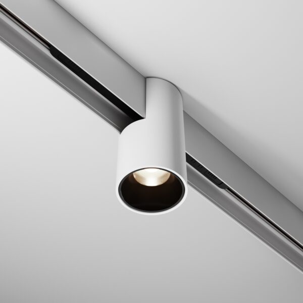 Oprawa do szyn magnetycznych EXILITY ALFA TR122-4-7W-DS-W, czarna, LED 7 W – Maytoni