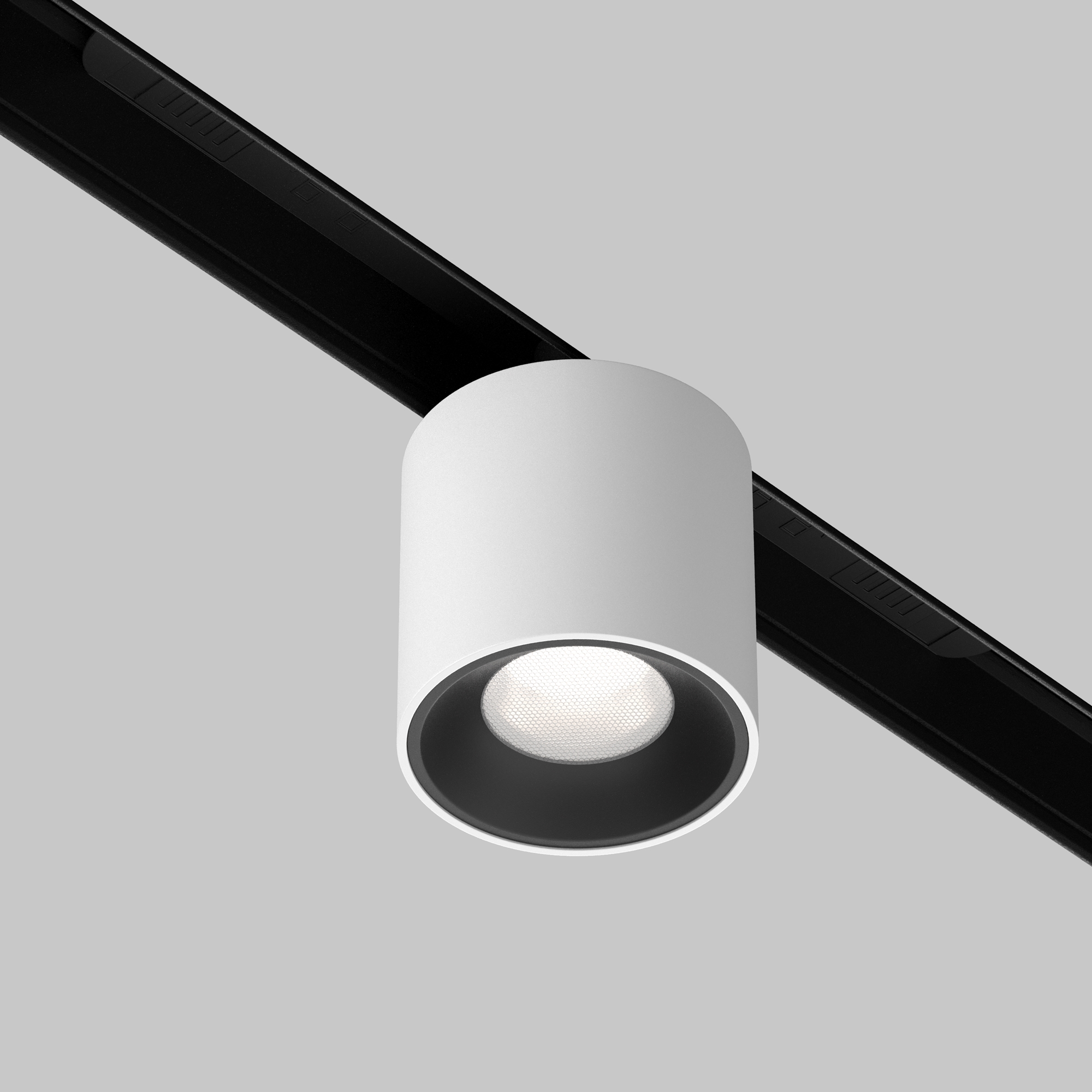 Oprawa do szyn magnetycznych EXILITY ALFA S TR132-4-7W-DS-W, czarna, LED 7 W – Maytoni