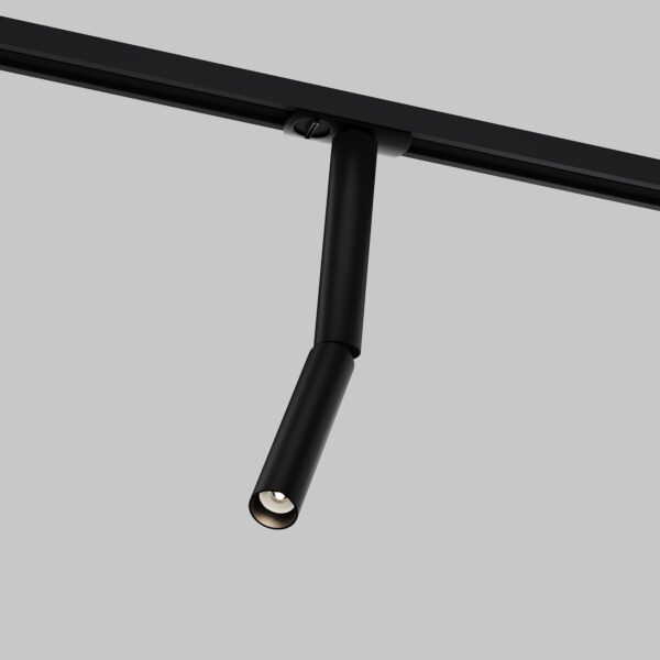 Reflektor do szyn 1-fazowych UNITY FOCUS DUAL TR142-1-6W3K-B, czarny, LED 6 W 3000 K – Maytoni