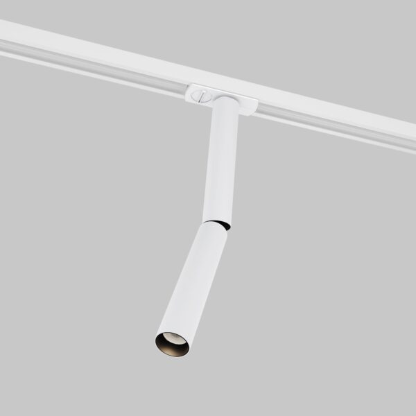 Reflektor do szyn 1-fazowych UNITY FOCUS DUAL TR142-1-6W3K-W, biały, LED 6 W 3000 K – Maytoni