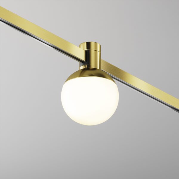 Oprawa do szyn magnetycznych FLARITY LUNA TR149-1-5W2.7K-BS-DE, mosiądz, LED 5 W 2700 K – Maytoni