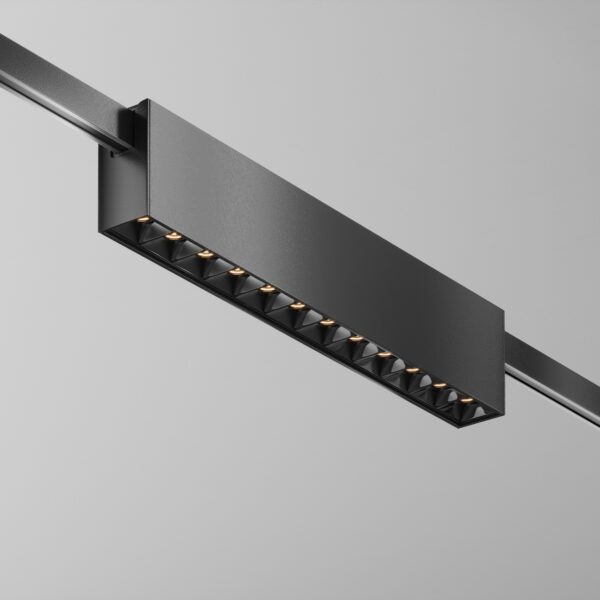 Oprawa liniowa do szyn magnetycznych FLARITY POINTS TR150-1-12W3K-M-B-DE, czarna, LED 12 W 3000 K – Maytoni