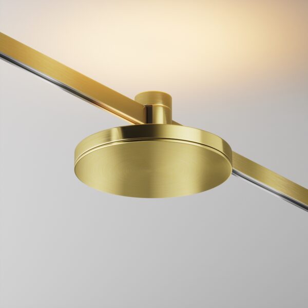 Oprawa do szyn magnetycznych FLARITY PLATO TR152-1-7W2.7K-BS-DE, mosiądz, LED 7 W 2700 K – Maytoni