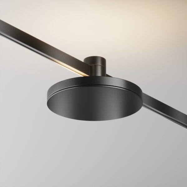 Oprawa do szyn magnetycznych FLARITY PLATO TR152-1-7W3K-B-DE, czarna, LED 7 W 3000 K – Maytoni