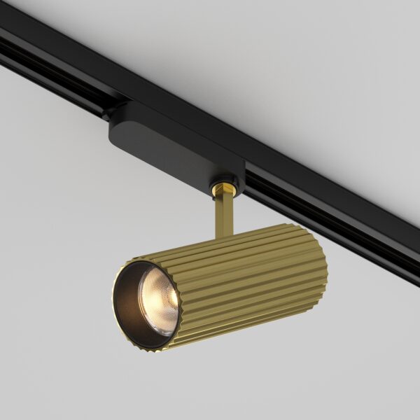 Reflektor do szyn 3-fazowych TRINITY CALIPSO TR250-30W3K-BS, mosiądz, LED 30 W 3000 K – Maytoni