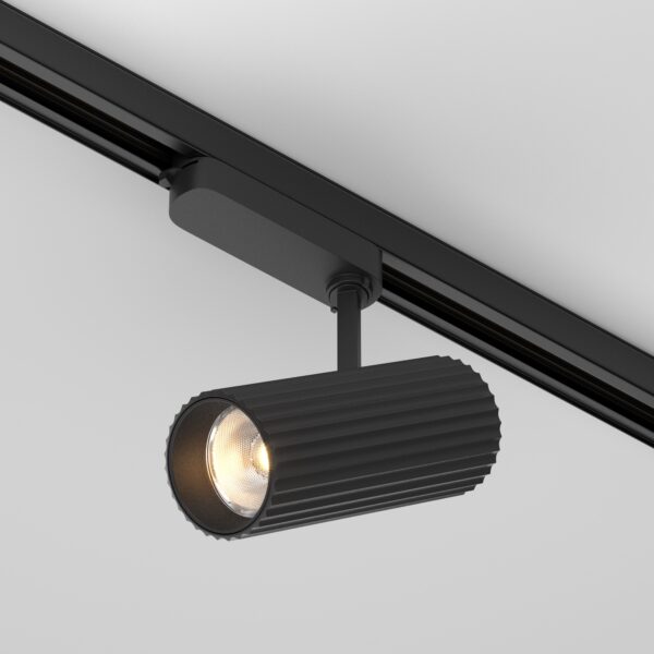 Reflektor do szyn 3-fazowych TRINITY CALIPSO TR250-30W3K-B, czarny, LED 30 W 3000 K – Maytoni