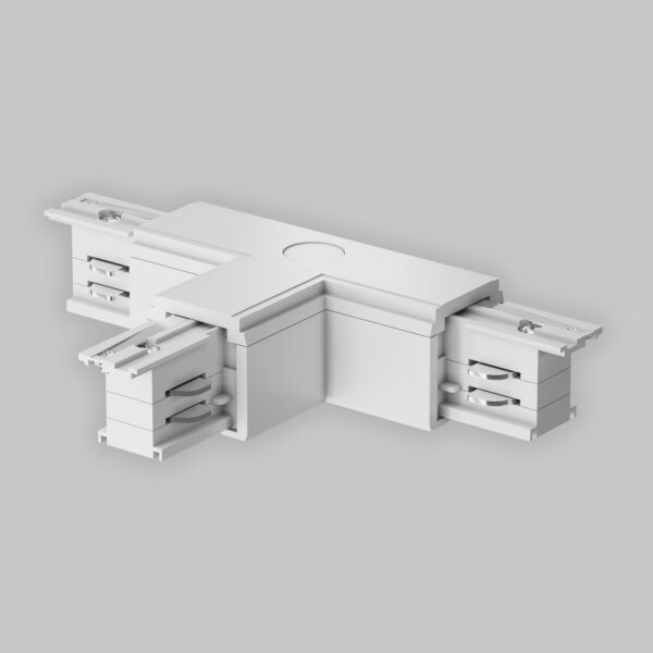 Łącznik T lewy TRINITY TRA005CT-31W-L, biały – Maytoni