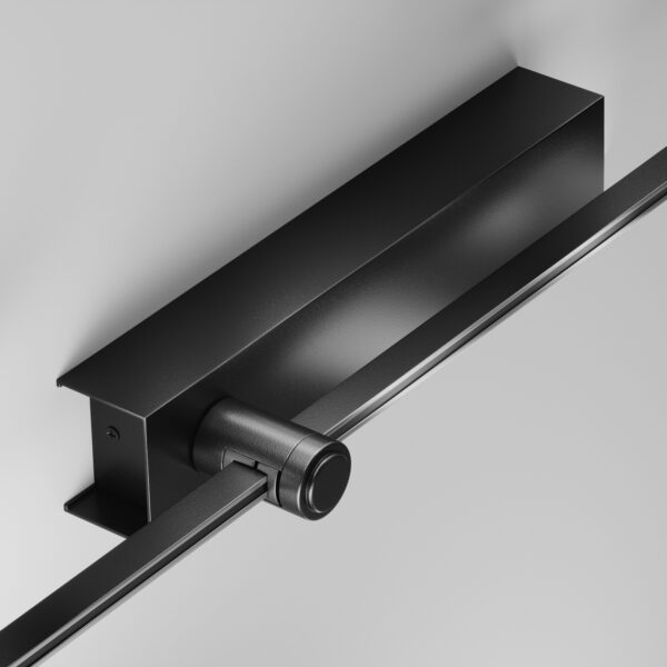 Podstawa ścienna do zasilacza z wejściem zasilania FLARITY TRA155CW-BB-B, czarna – Maytoni