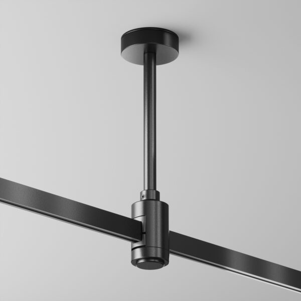 Uchwyt sufitowy pojedynczy wydłużony FLARITY TRA156C-SL1-B, czarny, wymiar montażowy 138 mm – Maytoni