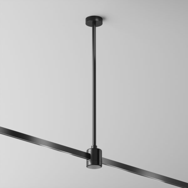 Uchwyt sufitowy z prostym łącznikiem zasilającym FLARITY TRA158C-IPCL1-B, czarny, wymiar montażowy 360 mm – Maytoni